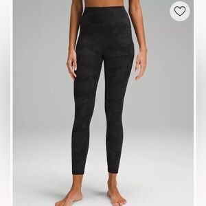 LULULEMON ALIGN HIGH RISE WITH POCKETS 25” CAMO